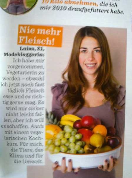 2011 wird alles anders! Luisa in der neuen Joy 01/2011