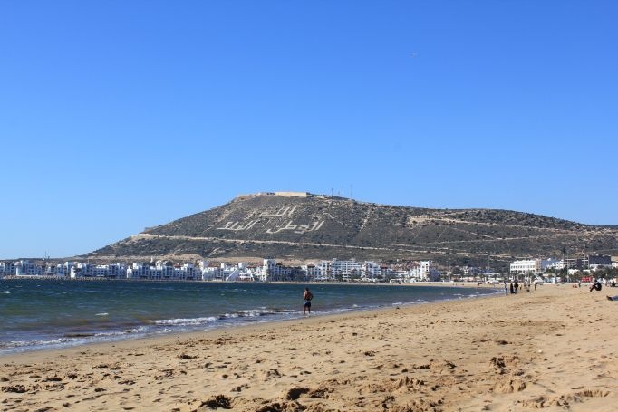 A day at the Beach in Agadir, Marokko