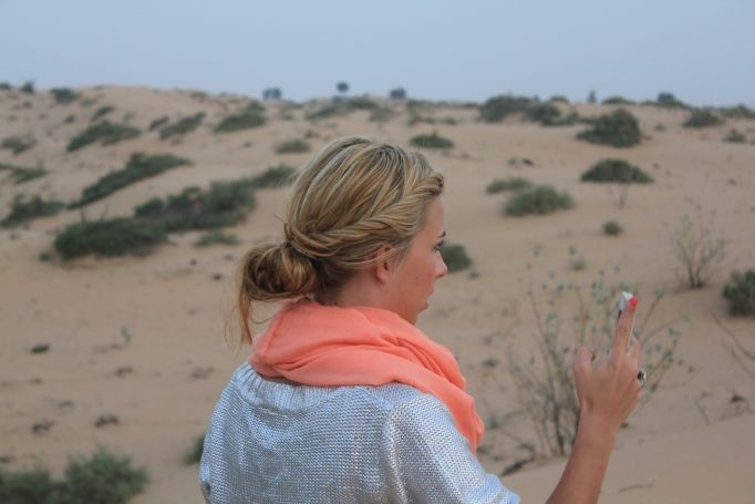 A Day in The Dunes - Dubai Desert Outfit