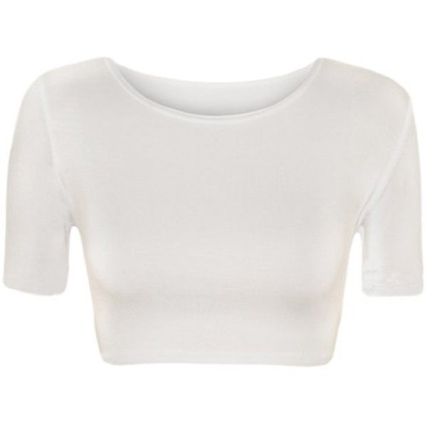 weißes crop top, white crop top